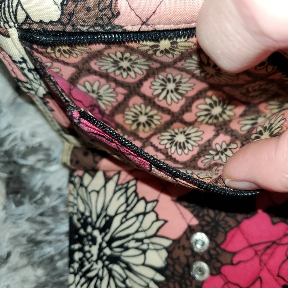 Vera Bradley Mocha Rouge Wallet